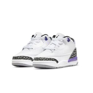 💜 Air Jordan GUC Toddlers Retro 3 Td 'Dark Iris' Sneakers💜 SIZE 6